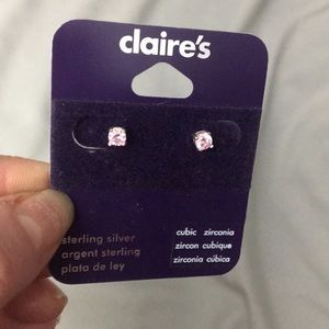 Brand new light pink studs